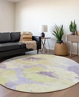 Addison Chantille Machine Washable ACN1560 8'x8' Round Area Rug