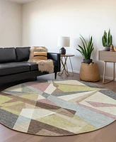 Addison Chantille Machine Washable ACN1610 8'x8' Round Area Rug