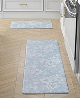 Laura Ashley Iris Ant-Fatigue 2-Pc. Wellness Mats