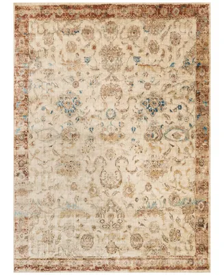 Loloi Anastasia Af-04 Antique Ivory/Rust 7'10" x 10'10" Area Rug