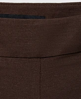 Mango Women's Linen-Blend Suit Bermuda Shorts