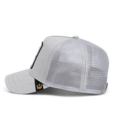 Goorin Bros. Men's Gray Howling in Harmony Adjustable Trucker Hat