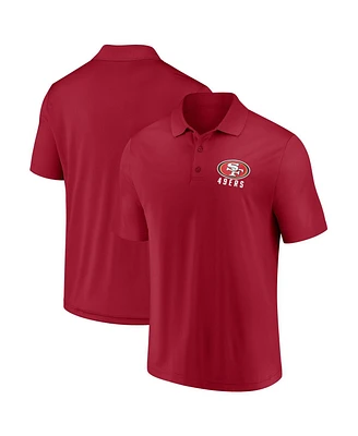 Fanatics Men's Scarlet San Francisco 49ers Lockup Polo Shirt