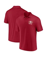 Fanatics Men's Scarlet San Francisco 49ers Lockup Polo Shirt