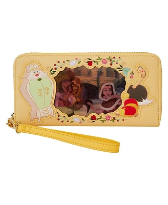 Loungefly Beauty And the Beast Lenticular Wristlet