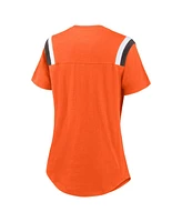 Nike Women's Orange Cleveland Browns Historic Slub Fashion T-Shirt