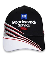 Checkered Flag Sports Men's Black/White Dale Earnhardt Good Wrench Reverse Swoosh Adjustable Hat