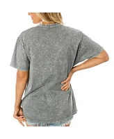 Gameday Couture Women's Gray New England Patriots Tackle Titan Boyfriend Washed T-Shirt