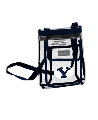 Logo Brands Byu Cougars Logo Clear Crossbody Bag