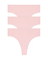Dkny Women's Litewear Cut Anywear Thong Underwear 3 Pack