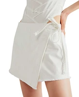 Free People Women's Emmy Denim Skort