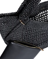 Sam Edelman Marcie Open Weave Raffia Tote