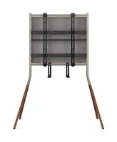 Falcon Universal Tv Stand - Walnut & Dark Grey