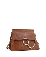 Pre-Owned Chloe Medium Faye Shoulder Bag Leather