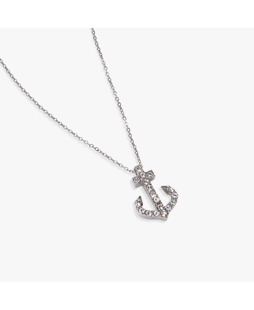 Alex and Ani Pave Anchor Pendant