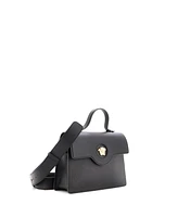 Pre-Owned Versace La Medusa Top Handle Tote Bag Leather