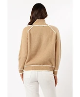 Petal and Pup Women's Rylee Contrast Hem Knit Sweater