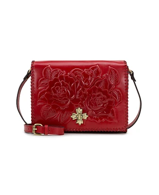 Patricia Nash Mabilia Leather Flap Crossbody