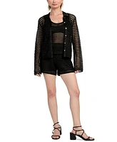 Guess Women's Bella Embellished Knit Shorts