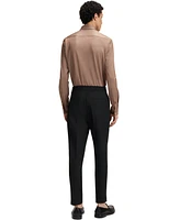 Boss by Hugo Men's Stretch Fabric Tapered-Fit Pants