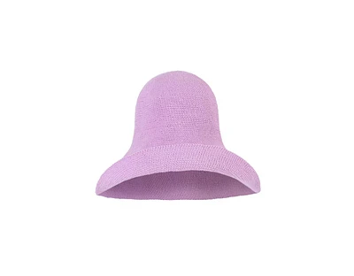 Bloom Crochet Sun Hat In Lilac Purple