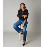 LuxLined Women's Merino Wool Cardigan Jacket