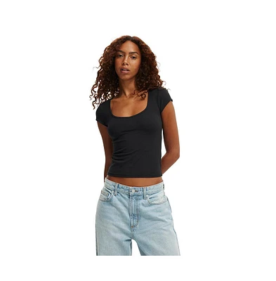 Cotton On Women's Hold Me Short Sleeve