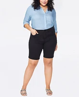 Nydj Plus Briella Roll Cuff Denim Shorts