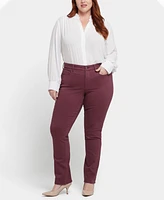 Nydj Plus Marilyn Straight Pull On Jeans