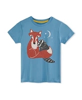 Mightly Kids Fair Trade Organic Cotton Graphic Short Sleeve T-Shirt