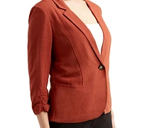 Bcx Juniors' 3/4-Sleeve Relaxed Blazer