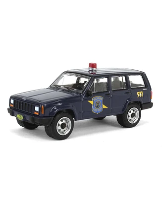 1/64 2001 Jeep Cherokee, Michigan State Police, Hot Pursuit Series