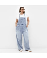 City Chic Plus Pinafore Overall