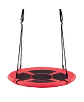 Sugift Kids 2-in-1 40 Inch Hanging Chair Detachable Swing Tent