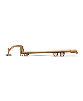 1/64 Weathered Gooseneck Trailer with Red & White Conspicuity Stripes 30522