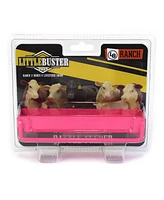 Little Buster Toys 1/16 Metal Pink Cattle Bunk Feeder Trough