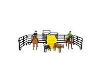 Big Country Toys 1/20 Scale Steer Roper Set