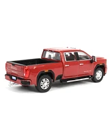 1/64 2022 Gmc Sierra 2500 Denali, Cayenne Red, Karson Diecast Exclusive