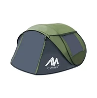 Adobe 2–3 Person Stargazing Pop-Up Camping Tent with Skylight, Instant Setup, Dual Doors, Mesh Windows, and Removable Rainfly – Lightwei