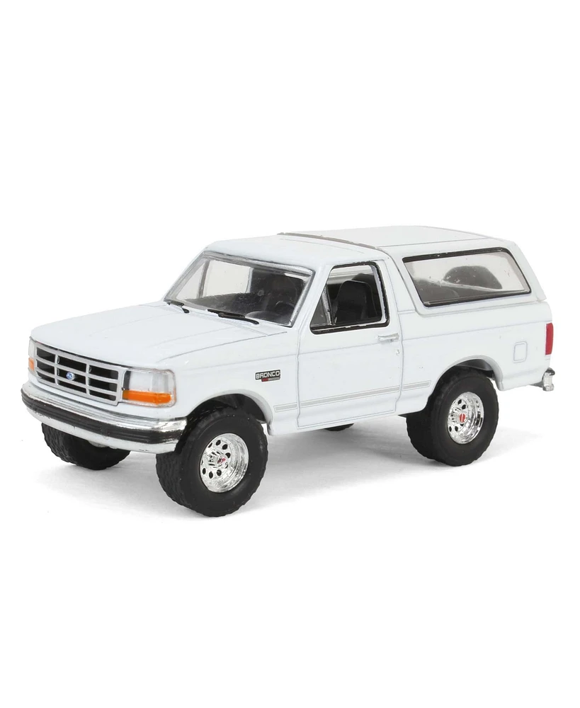 1/64 1993 Bronco Xlt, Oxford White, Hobby Exclusive Greenlight