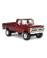 1/64 Lifted 1977 Ford F-250, Red, Greenlight Dealer Exclusive