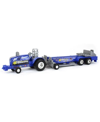 Ertl 1/64 New Holland "Fast Forward" Pulling Tractor with Sled