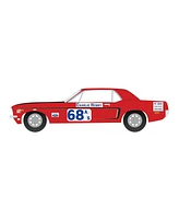 1/64 1968 Mustang Gt Coupe, #68 Charlie Henry Race Car Gl Muscle