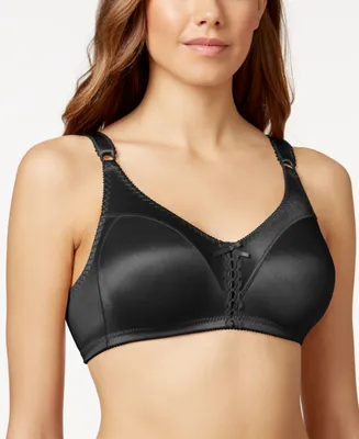 Bali Double Support Tailored Wireless Lace Up Front Bra 3820