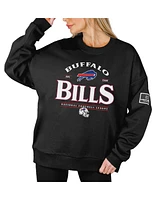 Gameday Couture Women's Black Buffalo Bills Oversized Players Only Label Pullover Sweatshirt