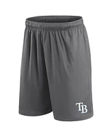 Fanatics Men's Gray Tampa Bay Rays Primary Logo Shorts