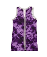 Mitchell & Ness Women's Purple Los Angeles Lakers Hardwood Classics Galaxy Jersey Tank Top