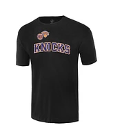 Fisll Men's and Women's Black New York Knicks Oversize Logo T-Shirt