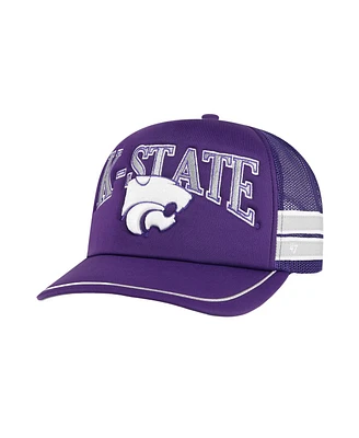 '47 Brand Men's Purple Kansas State Wildcats Sideband Trucker Adjustable Hat