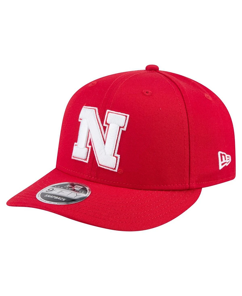 New Era Men's Scarlet Nebraska Huskers Low Profile 9FIFTY Snapback Hat
